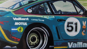 Window Frame Paint Masks 1/24 scale - Porsche 935 K2  - Decalcas