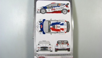 SLEVA 330,-Kč 20%  DISCOUNT - Ford Fiesta WRC Rally Monte Carlo 2016 Transkit B.Bouffier 1/24 - MF-Zone-SLEVA-SALE-10%
