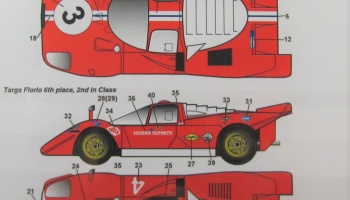 Ferrari 512S Scuderia Filipetti #3,4,16 1970 - Studio27