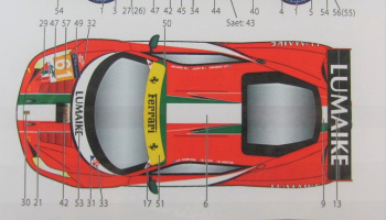 Ferrari F458 Italia AF Corse #61/81 Le Mans 2014 - Studio27