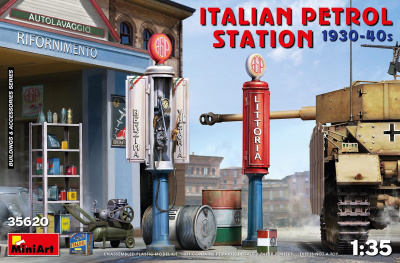 Italian Petrol Station 1930-40s 1/35 – MiniArt