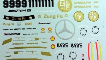 Mercedes Benz 190E 2.5-16 Evo II Macau Guia Race 1991 Decal 1/43 - MSM Creation