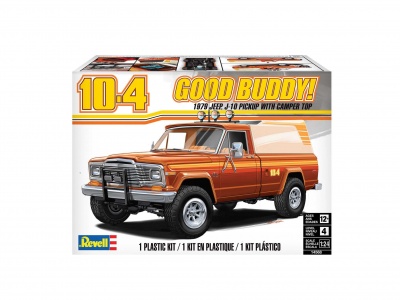 Jeep J-10 pickup with camper (1:24) Plastic Model Kit MONOGRAM auto 4568 - Revell