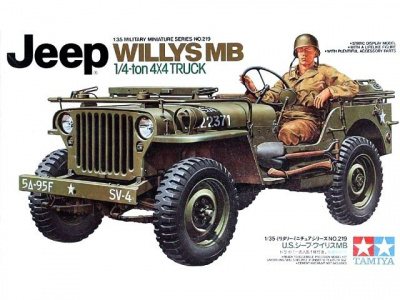 Jeep Willys MB 1/4-ton 4x4 truck 1:35 - Tamiya