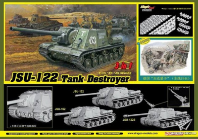 JSU-122 vs Panzerjäger (3 in 1) 1:35 - Dragon