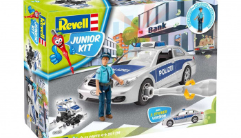 Junior Kit auto 00820 - Police Car with figure (1:20) - Revell