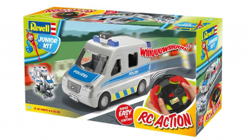 Junior Kit auto 00972 - Police Van (1:20) - Revell