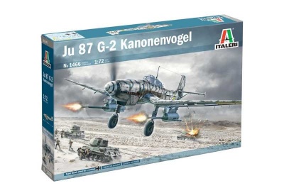 Ju-87 G-2 Kanonenvogel (1:72) Model Kit letadlo 1466 - Italeri