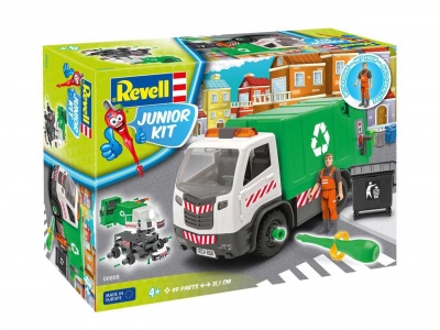 Junior Kit auto 00808 - Garbage Truck (1:20) - Revell