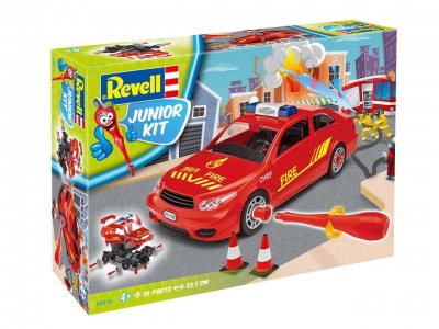 Junior Kit auto 00810 - Fire Chief Car (1:20) - Revell