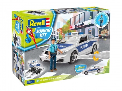 Junior Kit auto 00820 - Police Car with figure (1:20) - Revell