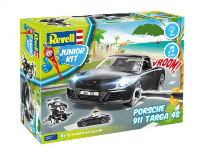 Junior Kit auto 00822 - Porsche 911  Targa 4S (světelné a zvukové efekty) (1:20)