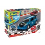 Junior Kit auto 00834 - Pull Back Rallye Car (modré) (1:20) - Revell