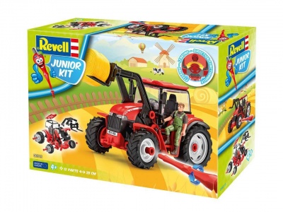 Junior Kit traktor 00815 - Tractor with loader incl. figure (1:20) - Revell