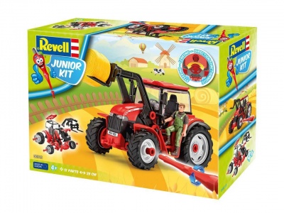 Junior Kit traktor 00815 - Tractor with loader incl. figure (1:20) - Revell