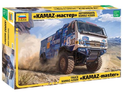 KAMAZ Rallye truck (1:43) Model kit auto 43005 - Zvezda