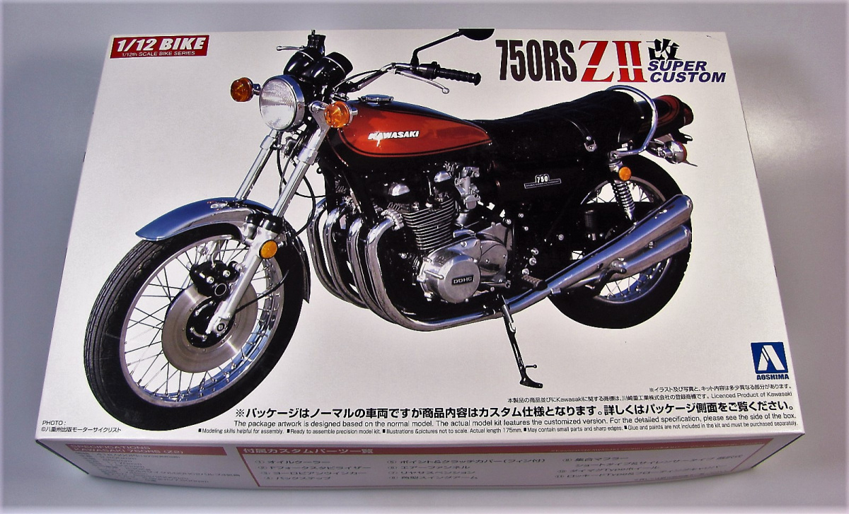 AOSHIMA 42168 Bike 18 Kawasaki Z750fx Full Tune 1/12 Scale Kit for sale online 