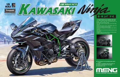Kawasaki Ninja H2R 1:9 (Unpainted Edition) - Meng