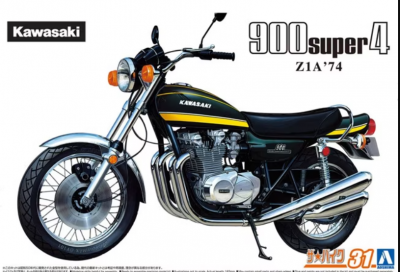 Kawasaki Z1A 900 Super4 '74 1/12 - Aoshima