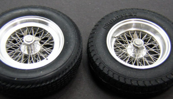 Zouminy RC Wheel Tires Metal Y-Shaped Rims Tyres for 1/18 Model Car Model 