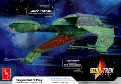 Klingon Bird-Of-Prey Star Trek III: The Search For Spock 1:350 - AMT