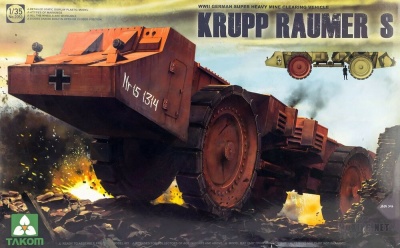 Krupp Raumer S WWII German Super Heavy Mine Clearing Vehicle 1:35 - Takom