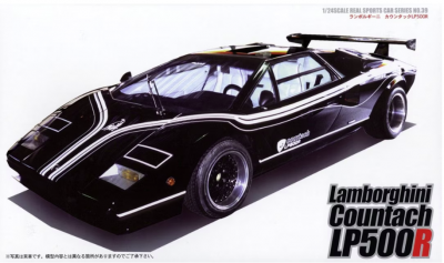 Lamborghini Countach LP500R Real Sports Car Series No. 39 1/24 - Fujimi