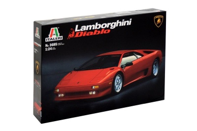 LAMBORGHINI DIABLO (1:24) Model Kit 3685 - Italeri