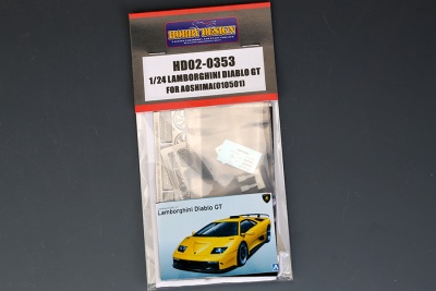 Lamborghini Diablo GT For Aoshima PE+Resin+Metal Logo - Hobby Design