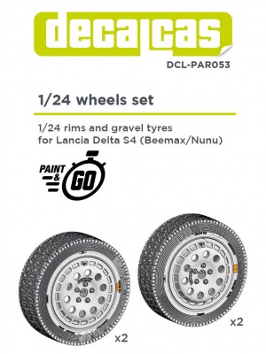 Lancia Delta S4 1/24 - Decalcas