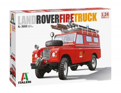 Land Rover Fire Truck (1:24) Model Kit 3660 - Italeri