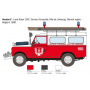 Land Rover Fire Truck (1:24) Model Kit 3660 - Italeri