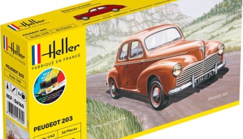 STARTER KIT PEUGEOT 203 1/43 - Heller