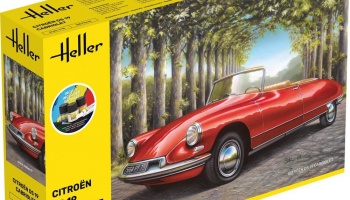 STARTER KIT CITROEN DS 19 CABRIOLET 1/16 - Heller