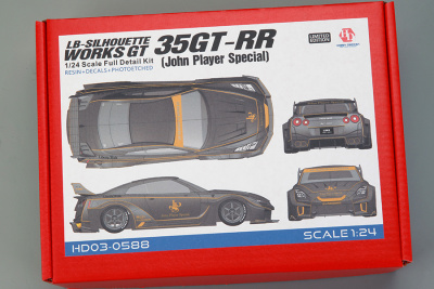 LB-Silhouette Works GT 35GT-RR (John Player Special) Full Detail Kit 1/24 - Hobby Design