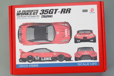 LB-Silhouette Works GT 35GT-RR (SKYLINE) Full Detail Kit 1/24 - Hobby Design