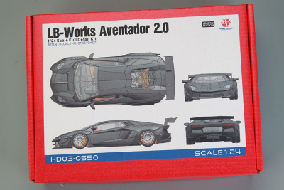 LB-Works Aventador 2.0 Full Detail Kit 1:24 - Hobby Design