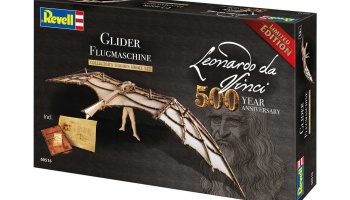 Leonardo edice 00516 - Glider (Leonardo da Vinci 500th Anniversary) (1:8) - Revell