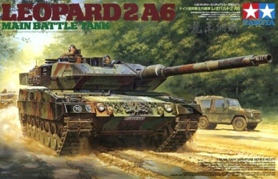 Leopard 2 A6 Main Battle Tank (1:35) - Tamiya