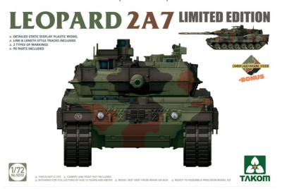 Leopard 2A7 Limited Edition 1/72 - Takom