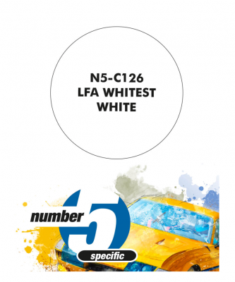 LFA Whitest White  Paint for Airbrush 30 ml - Number 5