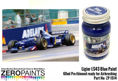 Ligier LS43 Blue Paint 60ml - Zero Paints