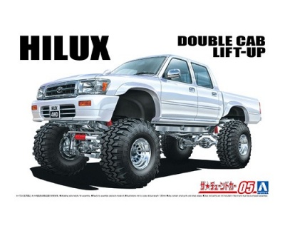 LN107 Hilux Pick-Up Double Cab Lift Up '94 1/24 - Aoshima