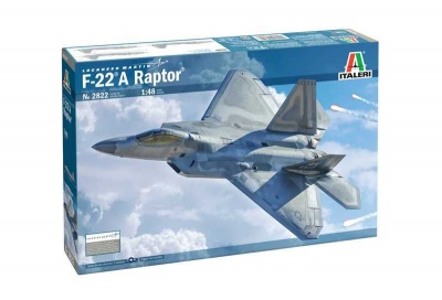 Lockheed Martin F-22A Raptor (1:48) Model Kit letadlo 2822 - Italeri