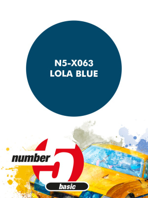 Lola Blue Paint for airbrush 30ml - Number Five