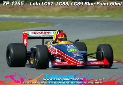 Lola LC87, LC88, LC89 Blue Paint - Zero Paints
