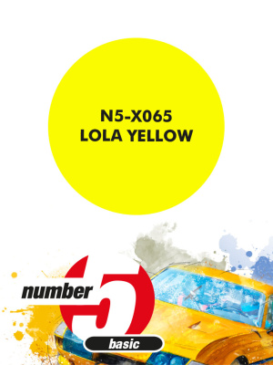 Lola Yellow Paint for airbrush 30ml - Number Five