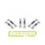 Long and short springs for exhausts with rubber 1/9 - Decalcas
