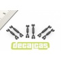 Long and short springs for exhausts with rubber 1/9 - Decalcas