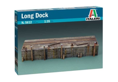 LONG DOCK (1:35) Model Kit budova 5612 - Italeri